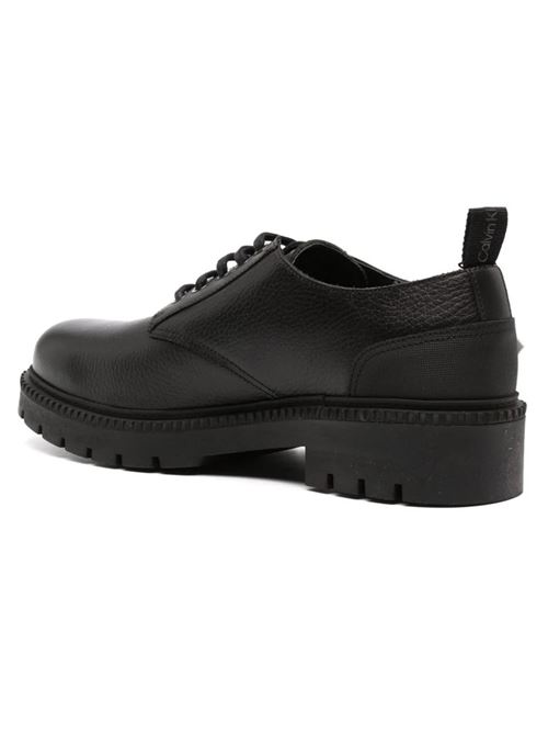 CALVIN KLEIN Men's Leather Lace-Up Shoes CALVIN KLEIN | YM0YM007490GT